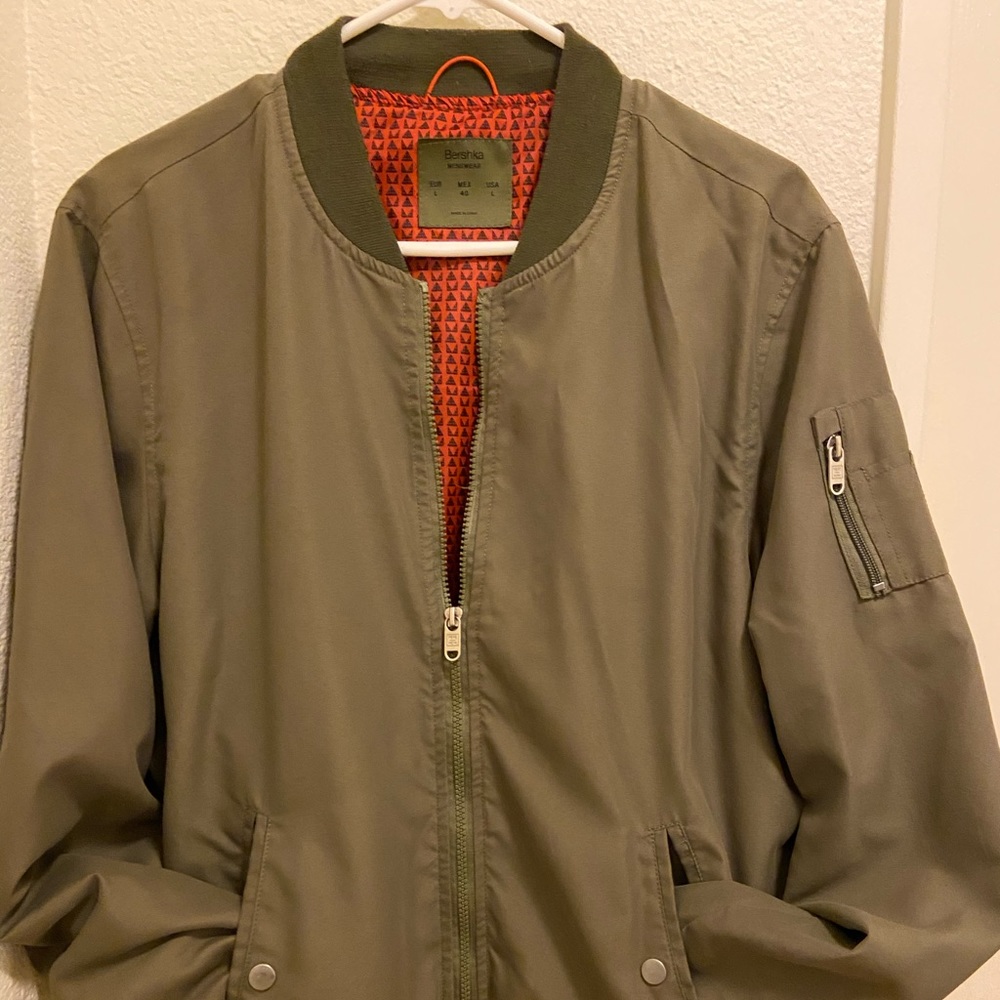 Bershka Military Green Jacket